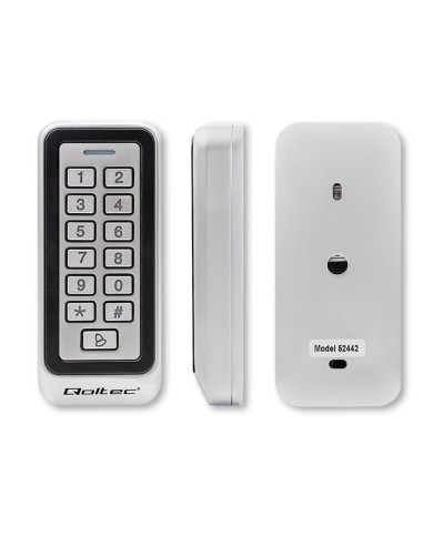 Qoltec Zamek Szyfrowy Rhea Z Czytnikiem Rfid | Kod | Karta | Brelok | Dzwonek | Ip68 | Em