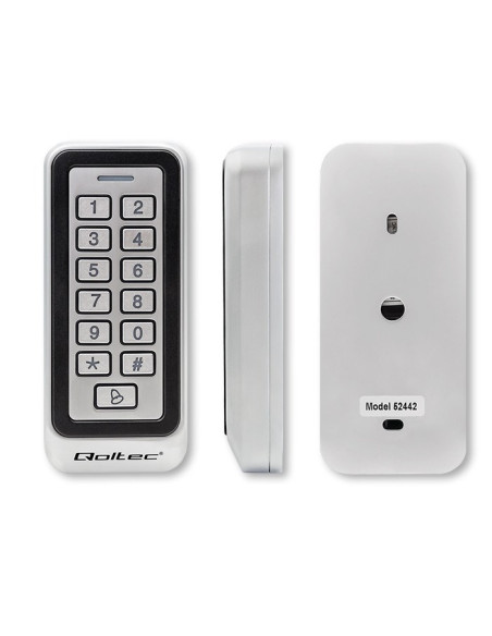 Qoltec Zamek Szyfrowy Rhea Z Czytnikiem Rfid | Kod | Karta | Brelok | Dzwonek | Ip68 | Em