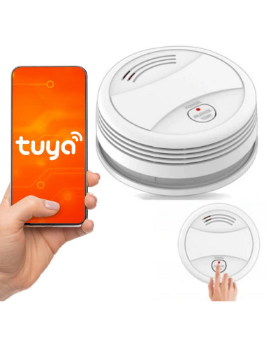 Bezprzewodowy Czujnik Detektor Dymu Tuya Wifi