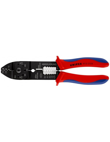 Knipex 97 21 215 B Narzędzie Do Zaciskania Czarny, Niebieski, Czerwony
