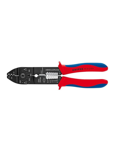 Knipex 97 21 215 B Narzędzie Do Zaciskania Czarny, Niebieski, Czerwony