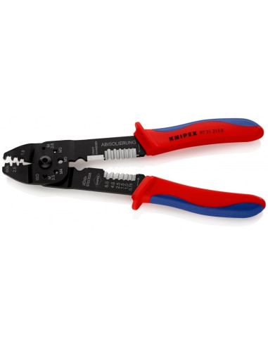 Knipex 97 21 215 B Narzędzie Do Zaciskania Czarny, Niebieski, Czerwony