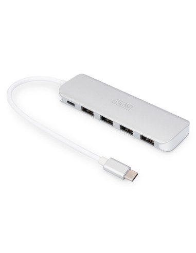 Digitus 4-Portowy Hub Usb Type-C™ (Usb 3.0) + Pd