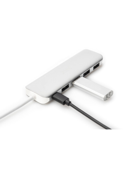 Digitus 4-Portowy Hub Usb Type-C™ (Usb 3.0) + Pd