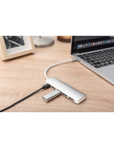 Digitus 4-Portowy Hub Usb Type-C™ (Usb 3.0) + Pd