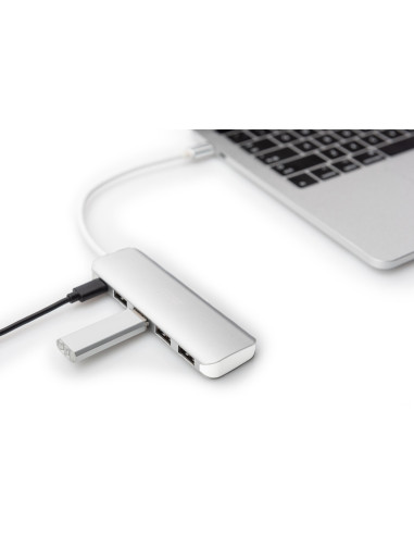 Digitus 4-Portowy Hub Usb Type-C™ (Usb 3.0) + Pd