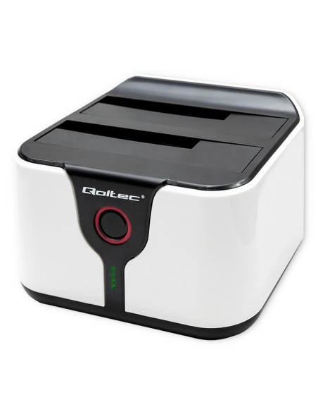 Qoltec Stacja Dokująca Do Dysków Hdd Ssd 2.5" 3.5" | Sata Iii | Usb 3.0 | Super Speed 5Gb/S | Z Funkcją Klonowania Offline