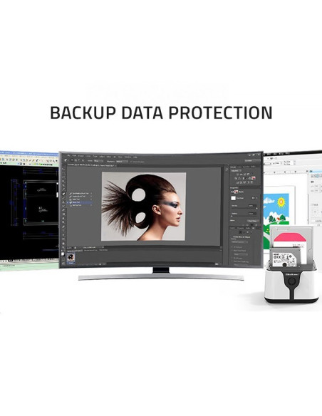 Qoltec Stacja Dokująca Do Dysków Hdd Ssd 2.5" 3.5" | Sata Iii | Usb 3.0 | Super Speed 5Gb/S | Z Funkcją Klonowania Offline