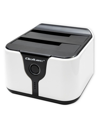 Qoltec Stacja Dokująca Do Dysków Hdd Ssd 2.5" 3.5" | Sata Iii | Usb 3.0 | Super Speed 5Gb/S | Z Funkcją Klonowania Offline