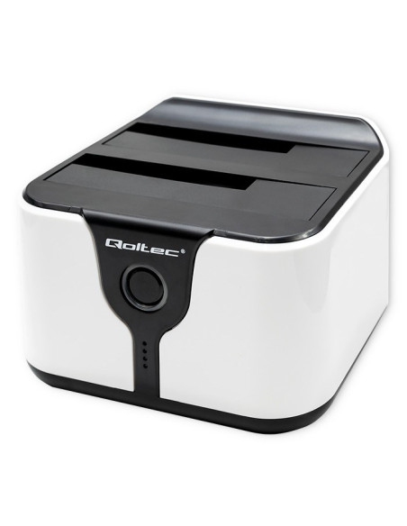 Qoltec Stacja Dokująca Do Dysków Hdd Ssd 2.5" 3.5" | Sata Iii | Usb 3.0 | Super Speed 5Gb/S | Z Funkcją Klonowania Offline