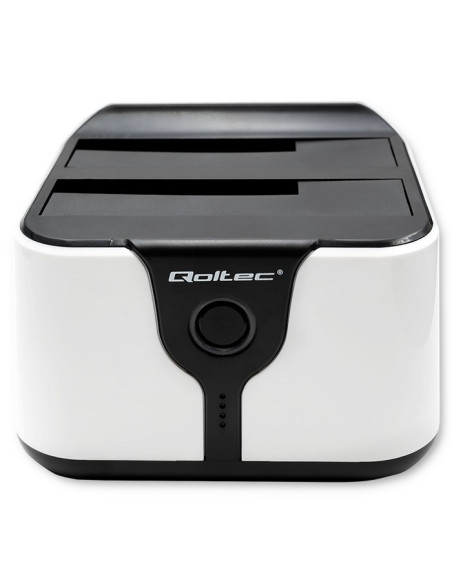 Qoltec Stacja Dokująca Do Dysków Hdd Ssd 2.5" 3.5" | Sata Iii | Usb 3.0 | Super Speed 5Gb/S | Z Funkcją Klonowania Offline