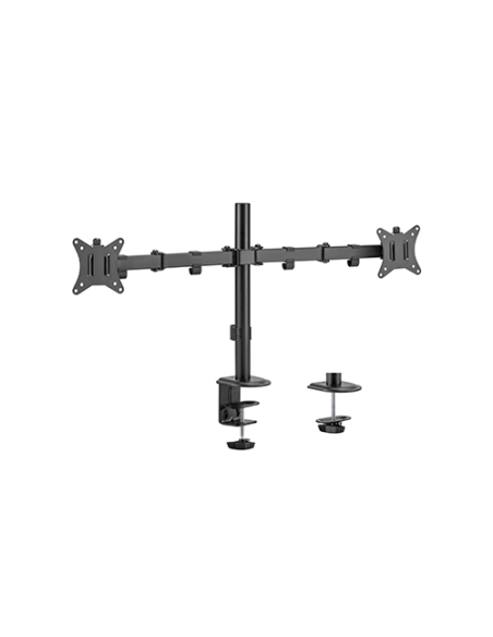 Gembird Biurkowe Regulowane Ramię/Uchwyt Na 2 Monitory 17-32, 100X100Mm, Do 9Kg