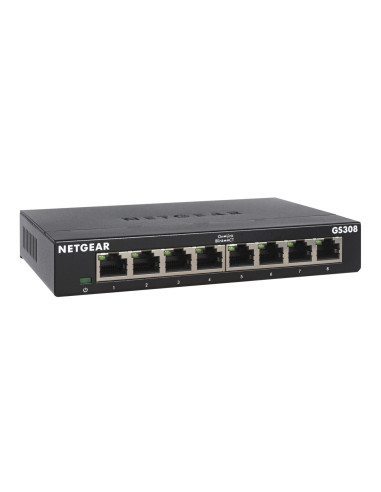 Switch Netgear Gs308-300Pes 8P Unmanaged Gigabit