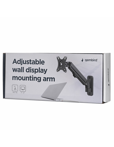 Gembird Ścienne Regulowane Ramię/Uchwyt Na Monitor 17-27, Vesa 100X100Mm, Do 7 Kg
