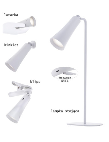 Lampka Wielofunkcyjna Led Activejet Aje-Ida 4In1