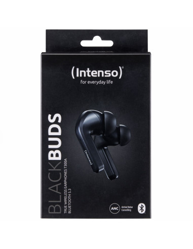Intenso Black Buds T300A Słuchawki True Wireless Stereo (Tws) Douszny Połączenia/Muzyka/Sport/Codzienność Usb Type-C Bluetooth C
