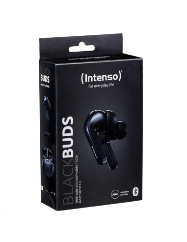 Intenso Black Buds T300A Słuchawki True Wireless Stereo (Tws) Douszny Połączenia/Muzyka/Sport/Codzienność Usb Type-C Bluetooth C
