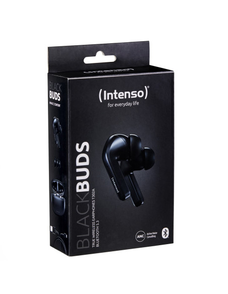 Intenso Black Buds T300A Słuchawki True Wireless Stereo (Tws) Douszny Połączenia/Muzyka/Sport/Codzienność Usb Type-C Bluetooth C