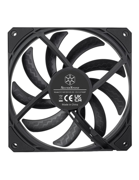 Silverstone Sst-As140B System Chłodzenia Komputerów Obudowa Komputera Wentylator 14 Cm Czarny 1 Szt.