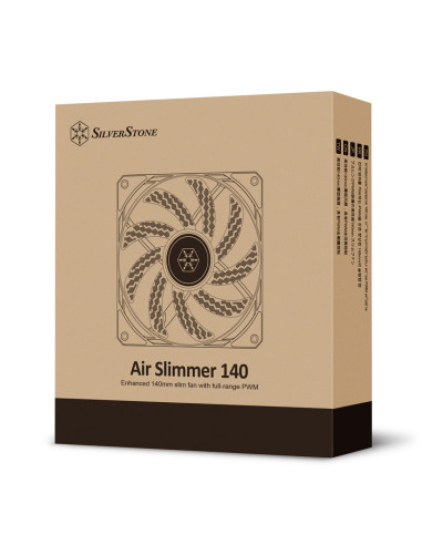 Silverstone Sst-As140B System Chłodzenia Komputerów Obudowa Komputera Wentylator 14 Cm Czarny 1 Szt.