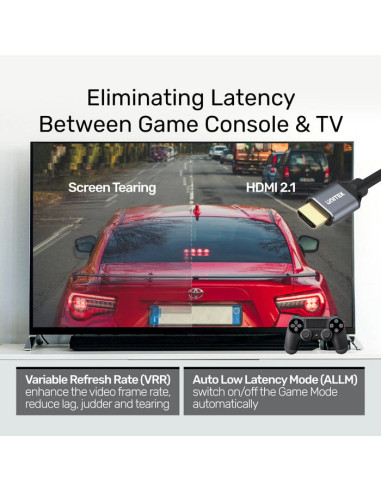 Unitek Kabel Hdmi 2.1, 8K 60Hz, 4K 120Hz, 5M,C140W