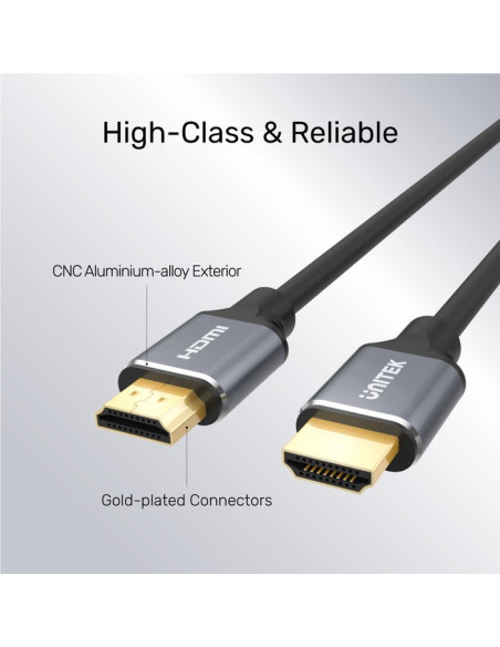 Unitek Kabel Hdmi 2.1, 8K 60Hz, 4K 120Hz, 5M,C140W