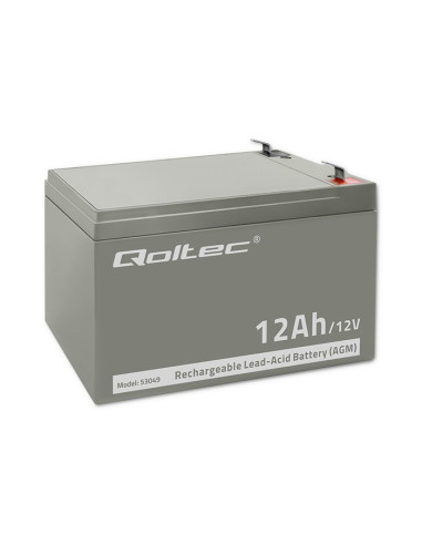 Qoltec Akumulator Agm | 12V | 12Ah