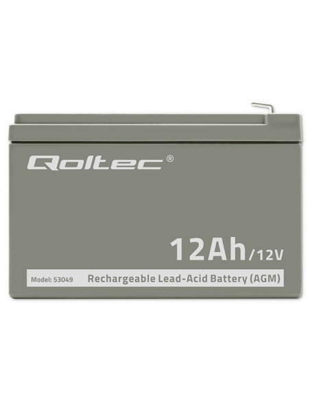 Qoltec Akumulator Agm | 12V | 12Ah