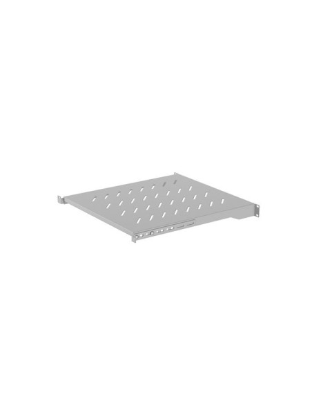 Półka Do Szaf 19" 800Mm Lanberg (1U/ 483 X 500 Mm, Udźwig Do 25 Kg, Montaż 4 Punktowy)