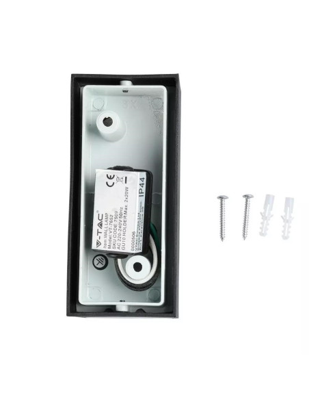 Kinkiet Ścienny V-Tac Vt-7652 230V Ip44 Gu10 (Sku 7509) Czarny