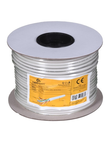 Kabel Utp Gembird ( Kat.6 100M Linka Szary Awg24 Cca )