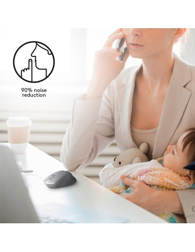 Mysz Logitech M330 910-004909 (Usb 2.0  Kolor Czarny  Optyczna)
