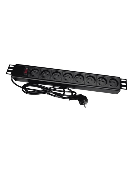 Listwa Przeciwprzepięciowa A-Lan Pz081U3M (8 X Ute  16 A (3680 W)  3M  Kolor Czarny)