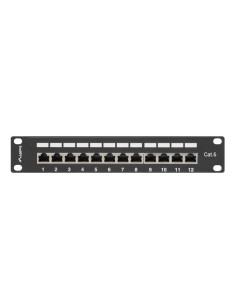 Patch Panel Lanberg Ppf6-9012-B (1U  10"  Kat. 6  Ftp  12Xrj-45) 2