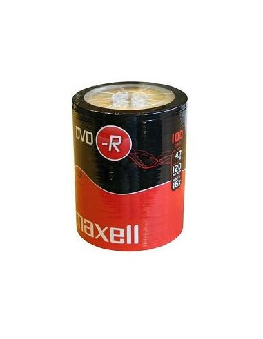 Maxell Dvd-R 4,7Gb 100 Szt.  W Opakowaniu Shrink. Prędkość Zapisu 16X, 120 Min.  Przeznaczenie Nagrywanie Multimediów.