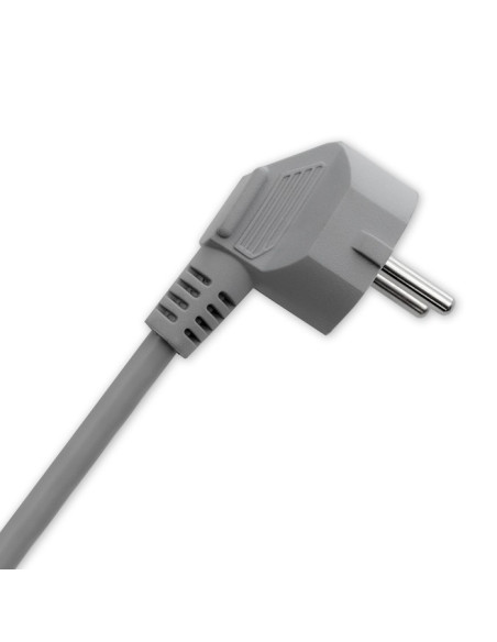 Qoltec Listwa Zasilająca Antyprzepięciowa | 6 Gniazd | 2 X Usb | 1.8M | Biało-Szara