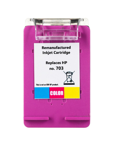 Superbulk Tusz Do Drukarki Hp B-H703C  (Zamiennik Hp 703 Cd888) Standard Trójkolorowy