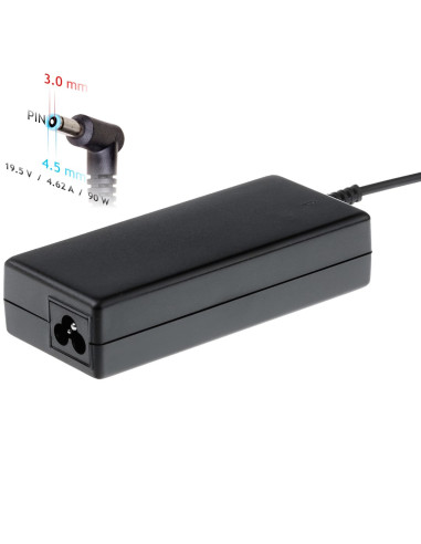 Zasilacz Sieciowy Akyga Ak-Nd-26 Do Notebooka Compaq, Hp (19,5 V  4,62 A  90W  4.5 Mm X 3 Mm)