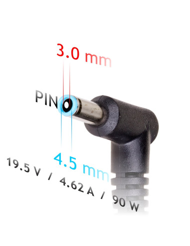 Zasilacz Sieciowy Akyga Ak-Nd-26 Do Notebooka Compaq, Hp (19,5 V  4,62 A  90W  4.5 Mm X 3 Mm)