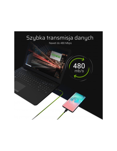 Green Cell Zestaw Kabli Kabgcset05 3X Kabel Gc Ray Usb - Lightning 120Cm, Biały Led