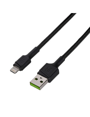 Green Cell Zestaw Kabli Kabgcset04 3X Kabel Gc Ray Usb - Lightning 30Cm, 120Cm, 200Cm, Biały Led