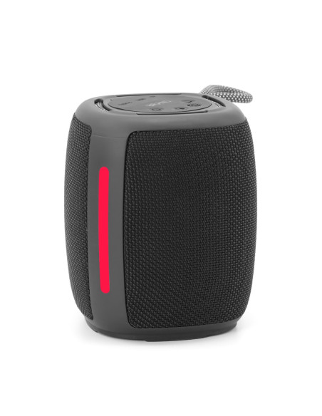 Gembird Przenośny Głośnik Bluetooth Led Spk-Bt-Led-03-Bk Rms 2X 5W, Wbudowany Mikrofon, Kolor Czarny, Usb, Aux, Microsd