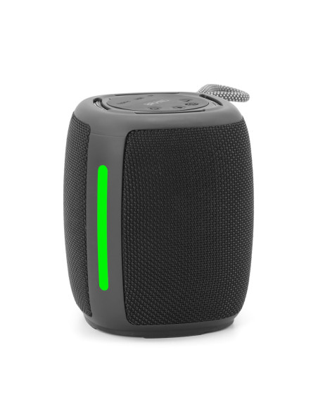 Gembird Przenośny Głośnik Bluetooth Led Spk-Bt-Led-03-Bk Rms 2X 5W, Wbudowany Mikrofon, Kolor Czarny, Usb, Aux, Microsd