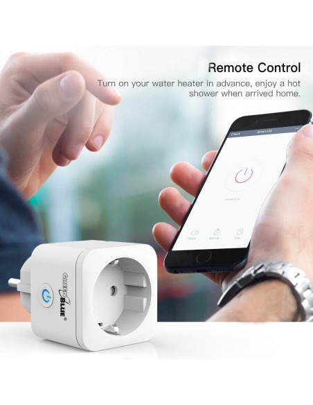 Greenblue Zdalnie Sterowane Gniazdko Wifi Typ F Gb720F