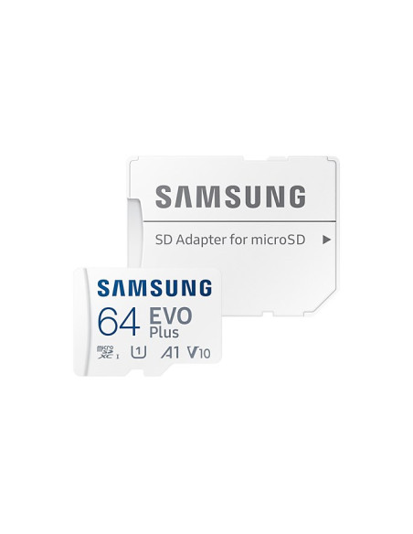 Samsung Evo Plus Micro Sdxc 64Gb Mb-Mc64Ka/Eu +Adapt