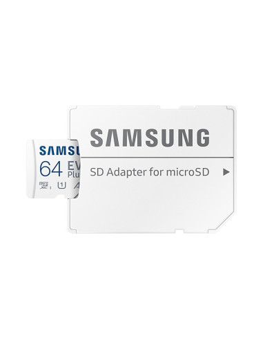Samsung Evo Plus Micro Sdxc 64Gb Mb-Mc64Ka/Eu +Adapt