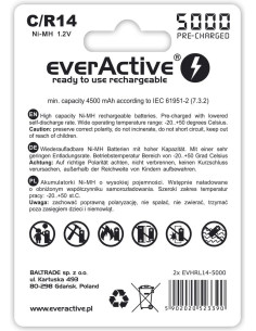 Zestaw Akumulatorków Everactive Evhrl14-5000 (5000Mah   Ni-Mh) 2