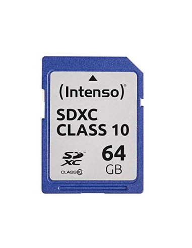 Intenso 3411490 Pamięć Flash 64 Gb Sdxc Klasa 10