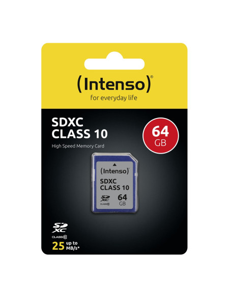 Intenso 3411490 Pamięć Flash 64 Gb Sdxc Klasa 10