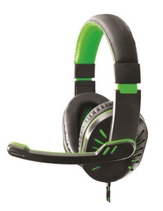 Słuchawki Esperanza Crow Egh330G (Kolor Czarno-Zielony)